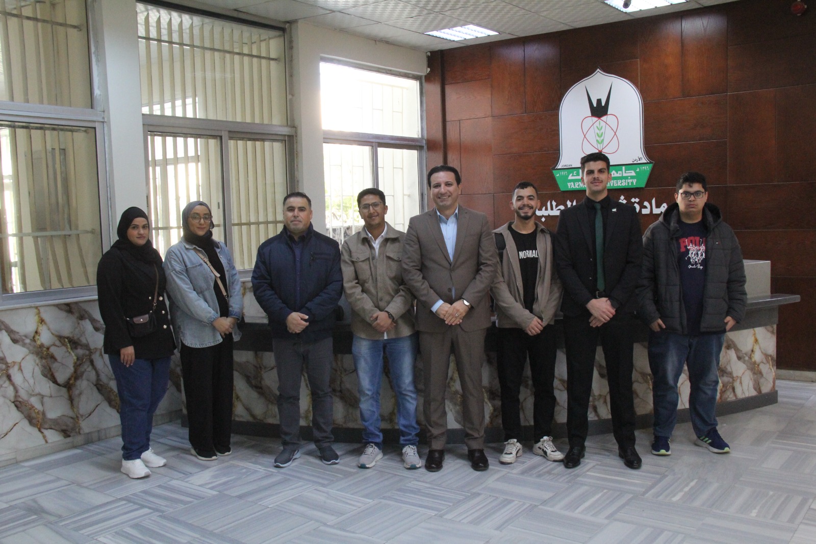 عميد شؤون الطلبة يودّع وفد الطلبة الدوليين المشاركين في الملتقى الخامس 